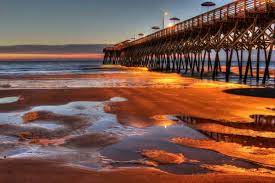 Garden City Pier At Sunrise Myrtle Beach Sc Garden City Beach Myrtle Beach Pier Myrtle Beach Area