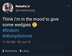 Browse dominant mistress cams, chat live and serve her online. Think I M In The Mood To Give Some Wedgies G ï¬ndom Ebonydomme