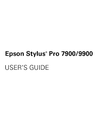 Epson sent me a stylus pro 7900 printer for testing the previous fall. Epson Stylus Pro 7900 User Manual Pdf Download Manualslib