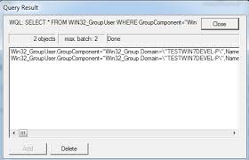 How Can I Query Wmi Groupuser Objects When A Group Name Contains Single Quotes Stack Overflow