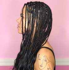 Hair By Susy On Instagram The Lightest And The Best Box Braids You Can Ever Get The B Human Hair Box Braids Box Braids With Human Hair Box Braids Human Hair