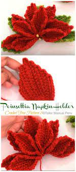 Crochet Poinsettia Christmas Flower Free Patterns Crochet Flowers Crochet Poppy Free Pattern Free Crochet Pattern