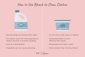Read the labels on your clothes to see if they are safe to bleach. How To Wash Clothes With Bleach