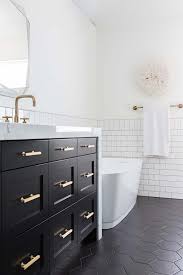 Black And White Master Bathroom Ideas Classic Black White Bathroom Inspired By Gramercy Park Hotel Transitional Bathroom Design Black White Bathrooms White Bathroom