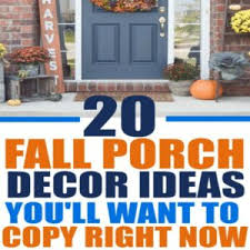 These fast and easy ideas take just 10 minutes or less to put together. Front Porch Fall Decor 2021