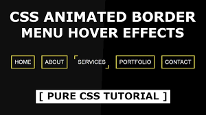 We did not find results for: Css Animated Menu Border Hover Effects Youtube