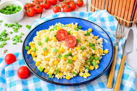 Рис с кукурузой и яйцом рецепт фото пошагово и видео - 1000.menu