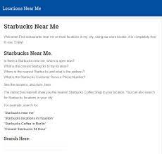 Nearest Starbucks To My Location Starbucksnearme Starbucks Near Me My Starbucks Location Finder
