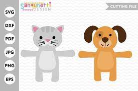 Free Svg Dog And Cat Candy Huggers Dog Svg Cat Svg Party Favor Free Svg Cut Files Psd Mockups Template