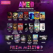 Live streaming anugerah meletop era 2020 ame online berikut dikongsikan maklumat berkaitan live streaming anugerah meletop era (ame) 2020 termasuk siaran langsung yang akan dikemaskini secara langsung: Meletop On Twitter Top 20 Filem Meletop Anugerah Meletop Era 2017 Ame2017 Undi Sekarang Di Https T Co Bu3oevwk9p
