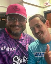 Sri Lanka's finest, arrived and ready for Barbados 🔥🙌 #RoyalsFamily