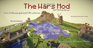This project is abandoned and its default file will likely not work with the most recent version of minecraft. Newwarslogo Minecraft Mods Mod War