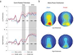 transcranial direct current stimulation tdcs induced