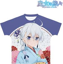 Amazon.co.jp: 魔女の旅々 描き下ろしイラスト イレイナ 着物ver. フルグラフィックTシャツ ユニセックス XLサイズ : おもちゃ