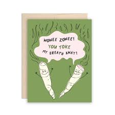 If you're looking for valentine's day ecards, funny cards are the way to share the lighter side of love. Funny Weed Card Smokers Love Greeting Card Blunt Weed Pun Etsy