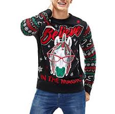 Les licornes ont le dont de faire disparaitre les plus grands tabous de la disponible en plusieurs tailles, ce pull licorne vous permettra d'affronter une nouvelle journée plus. Crois En La Magie De Noel Pull Licorne Noir Pull De Noel Homme