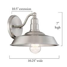 Sold & shipped by novashion. Cordelia Lighting 1 Light Brushed Nickel Wall Sconce 15014 35 The Home Depot Wall Sconce Lighting Brushed Nickel Light Fixtures Wall Sconces