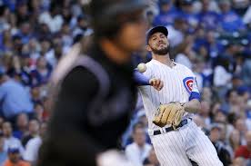 #nolan arenado #charlie blackmon #colorado rockies #dj lemahieu #sort of requested #i will call it suggested #and they are playing the cubs next so. Rockies Get 4 1 Win Over Cubs Sports The Register Mail Galesburg Il