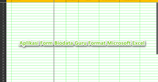 Secara umum, terdapat 8 poin yang wajib dicantumkan dalam biodata, yaitu: Aplikasi Form Biodata Guru Format Microsoft Excel Berkas Pendidikan