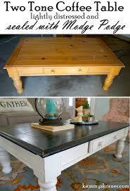 The ultimate guide for stunning painted furniture ideas. Kammy S Korner Coffee Table Redo Antique Mirror Tray Vignette
