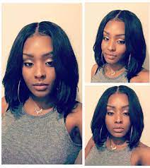 No matter how long your weaves are or what the texture is, you can still create amazing hairstyles with them. Middle Part Bob Lace Closure Sew In Sewin Foreignlove Hair Wig Hairstyles Quick Weave Hairstyles Weave Hairstyles