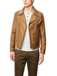 Wings Horns Jackets Riders Jacket Tan Leather Jackets