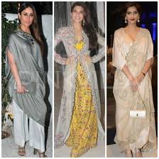 10 Stunning Diwali Party Outfit Ideas From Bollywood Actresses Diwali Outfits Party Outfits For Women Celebrity Outfits