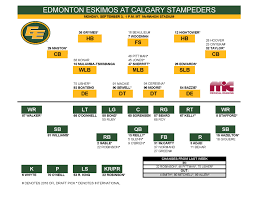 Download The Eskimos Depth Chart And Roster Edmonton Eskimos