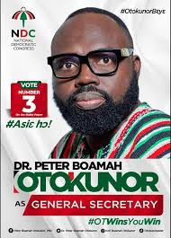 Happy weekend. NDC goes to Congress soon. Who wins the race as General  Secretary of the National Democratic Congress? 🤔 I have a fair idea of  what the grassroots are saying. Let's