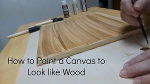 Home repair expert henry harrison teaches a homeowner how to paint paneling, starting with the most important step, which is surface preparation. How To Paint A Canvas To Look Like Wood Diy Faux Wood Canvas Painting Painting Wood Paneling Wood Plank Art Painting On Wood