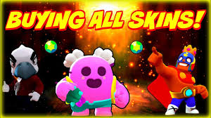 The latest is november : Buying All The Skins In Brawl Stars Youtube