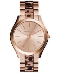 Michael Kors Women S 42mm Stainless Steel Slim Runway Bracelet Watch Michael Kors Women S Slim Runway Blush Tortoise And Rose Gold Tone Stainless Steel Bracelet Watch 4 Michael Kors Tortoise Shell Bracelet Michael Kors Rose Gold