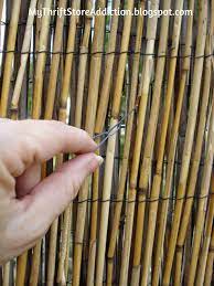 Diy Reed Fence Upgrade Bamboo Fence Reed Fencing Diy Fence