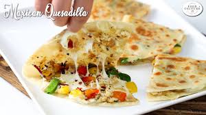 Mexican Cheesy Vegetable Quesadilla Simple N Easy Recipe Chetna Patel Recipes Youtube