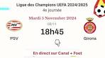 LIGUE DES CHAMPIONS : PSV 4 - 0 Girona en direct sur ... - YouTube