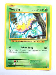 Weedle 5/108 (NM, Pokemon Card, Evolutions, 2016, Grass, Common) | eBay
