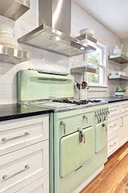10 winning kitchen window treatment ideas 10 photos. Mint Green Stove Transitional Kitchen Avenue B