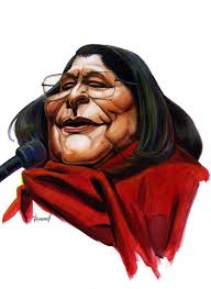 Mercedes Sosa Caricaturas Cantores Arte