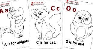 These alphabet coloring sheets will help little ones identify uppercase and lowercase versions of each letter. Animal Alphabet Coloring Worksheets Pdf