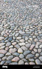 Pavimento De Piedra Hechos Con Guijarros De Rio Grava Fotografia De Stock Alamy