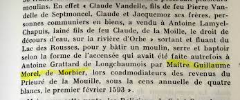 Morel A L Huissier Un Drole De Nom