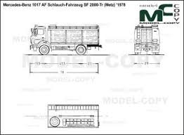 Mercedes Benz 1017 Af Schlauch Fahrzeug Sf 2000 Tr Metz 1978 Blueprints Ai Cdr Cdw Dwg Dxf Eps Gif Jpg Pdf Pct Ps Mercedes Benz Blueprints Benz