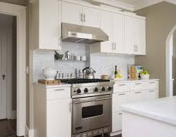 Birmingham Stove And Range Company Model 124 Cooktop Shelf Transitional Kitchen Bosworth Hoedemaker Bungalow Kitchen White Kitchen Remodeling Kitchen Remodel Small