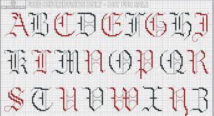 Free alphabet patterns for counted cross stitch. Dmc Alphabet De La Brodeuse C 1890 Page 10 Gothic Script Alphabet Ornate Upper Case A Z F Cross Stitch Fonts Cross Stitch Alphabet Cross Stitch Letters