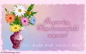 Birthday cards for aunt celebrate the birthday of an amazing aunt with a card that captures how special she has always been in your life. Aunt Uncle S Day Cards Free Aunt Uncle S Day Wishes 123 Greetings
