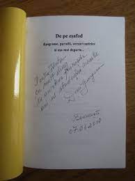 A fost adaugat la favorite! Dan Georgescu De Pe Esafon Epigrame Parodii Versuri Satirice Si Asa Mai Departe Cu Autograful Autorului CumpÄƒrÄƒ