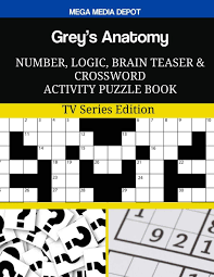 Grey's anatomy trivia quiz book is the latest title to test your knowledge in the trivia book series. Amazon Com Grey S Anatomy Number Logic Brain Teaser And Crossword Activity Puzzle Book Tv Series Edition 9781983482038 Depot Mega Media Books