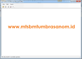Menampilkan Menu Tab Home Excel Saja By Custom Ui Mtss Baitul Muttaqin Tumbrasanom