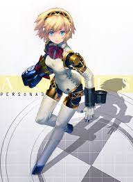 Persona Blonde Hair Blue Eyes Aegis Persona Persona