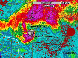 I grandi tornado della storia: Radar Image Of The F5 Tornado In Moore Ok 5 20 13 Storm Radar Doomsday Survival Moore